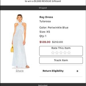 Ray Dress from Revolve size XS new without tags